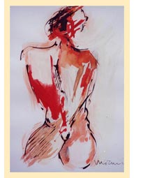 GOUACHE Y TINTA SOBRE PAPEL